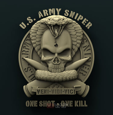 US ARMY SNIPER 3D STL 3DWave